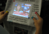 SixthSense: Newspaper showing live video news